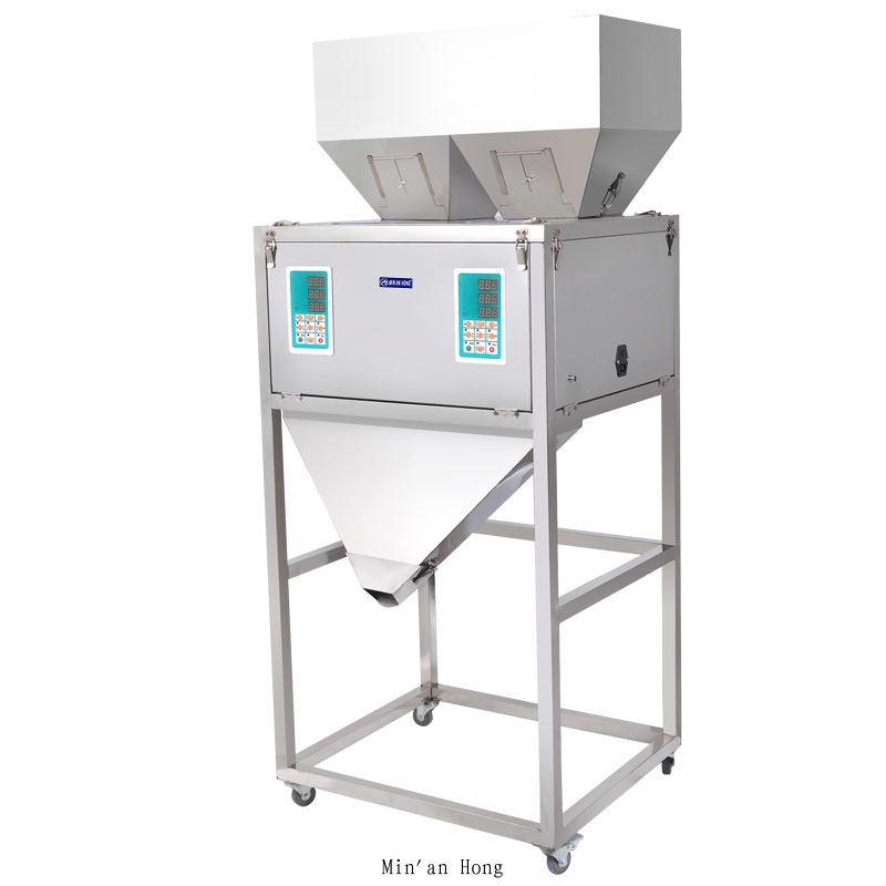 2 Heads of 999 g filling machine for powder and grains 2 Heads of 999 g filling machine for powder and grains