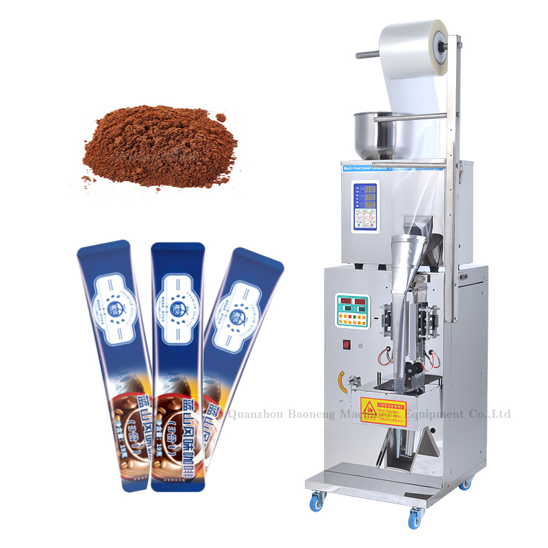 Automatic Vertical Granule Packaging Machine | Food-Safe Design for Sugar, Salt, Rice & Legumes | 1 g-100 g Adjustable Filling