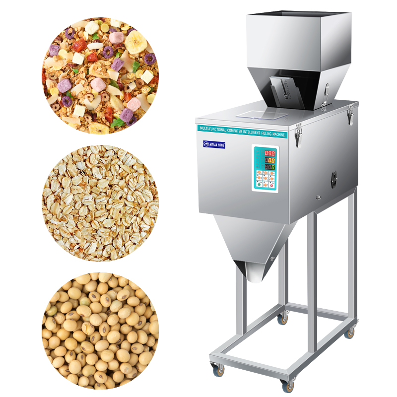 Best Seller Semi-Automatic Digital Weighing Filling Machine for Granules, Powder & Snacks - Food-Grade Tea, Popcorn, Chips Packaging