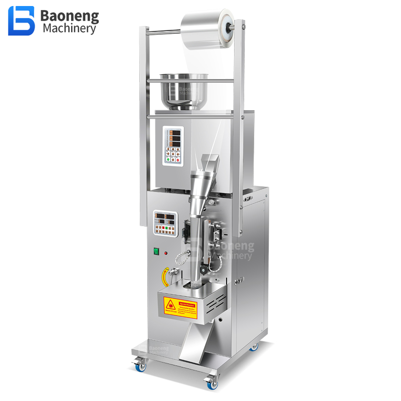 Automatic Vertical Granule Packing Machine 3 Side Seal Back Seal Sachet Packaging Machine for Sugar Salt Seeds Coffee Rice Snack Food